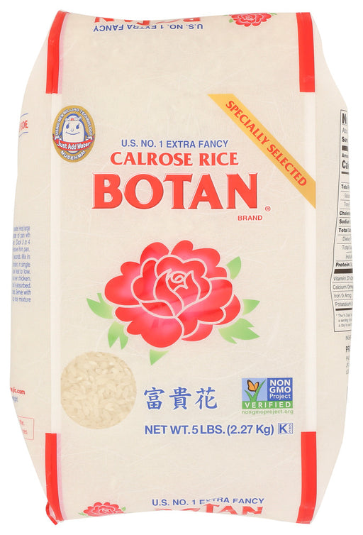 COOKING DIRECTIONS:Combine 1-1/2 cups Botan Calrosee Rice and 2 cups water in medium saucepan. Bring to a boil then reduce heat to low. Cover and simmer for 20 minutes, or until moisture for 10 minutes. Fluff with fork and serve. Makes about 4 cups cooked rice or 6 (2/3 cup) servings.Note: If using an electric rice cooker, combine 1-1/2 cups rice and 2 cups water in electric rice cooker pot. Continue as directed by the rice cooker manufacturer.