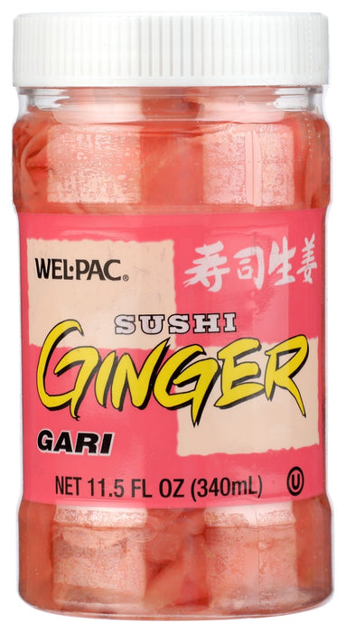 Made from thinly sliced and pickled ginger root, these tender gari (pickled ginger slices) are the perfect combination of refreshing, sweet, and tart. Pairs great with your favorite sushi and seafood!