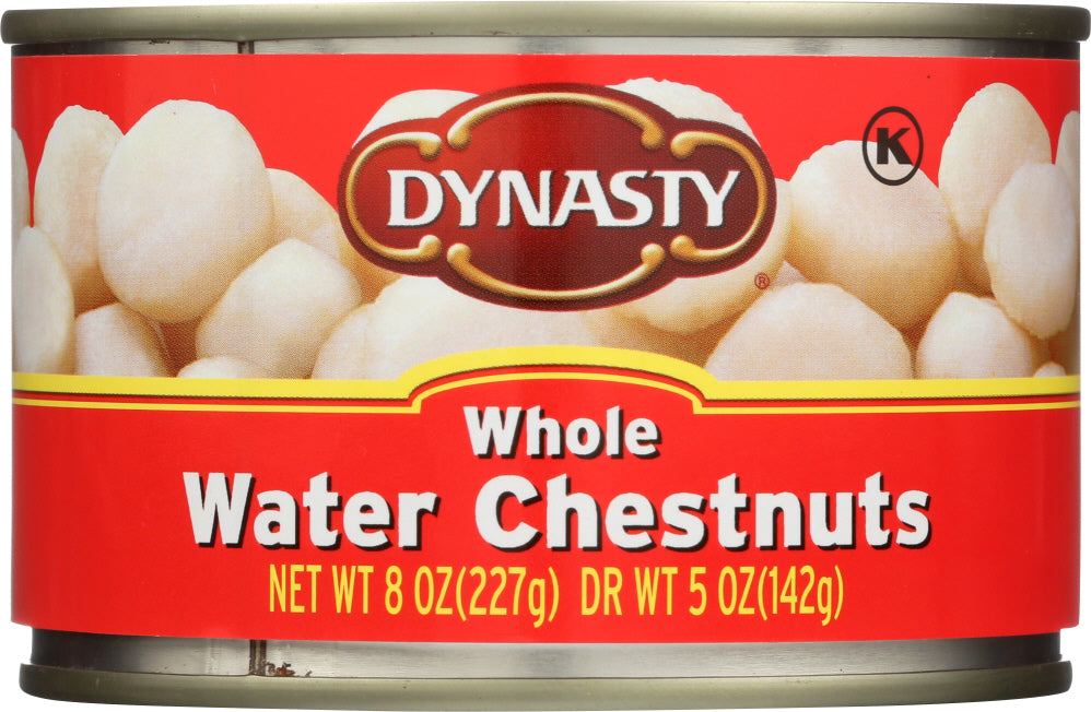 DYNASTY: Water Chestnut Whole, 8 oz