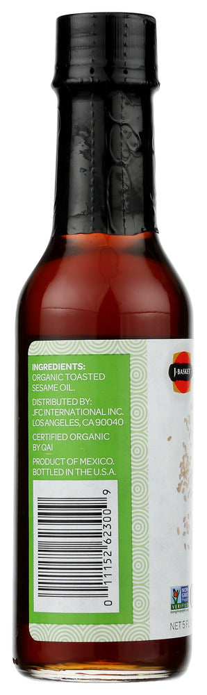 J BASKET: Organic Sesame Oil, 5 fo