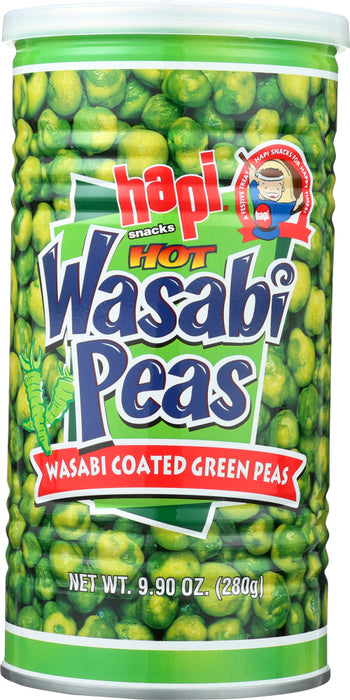 HAPI: Wasabi Peas Hot, 9.9 oz - No Brand For Less 