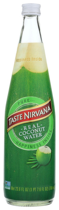 You asked and we listened, because we love our Taste Nirvana fans! Presenting our Real All Natural Coconut Water, only much, much bigger! Everything you adore about the original, except with more hydrating deliciousness presented in a huge &amp; recyclable glass bottle. What's not to love?