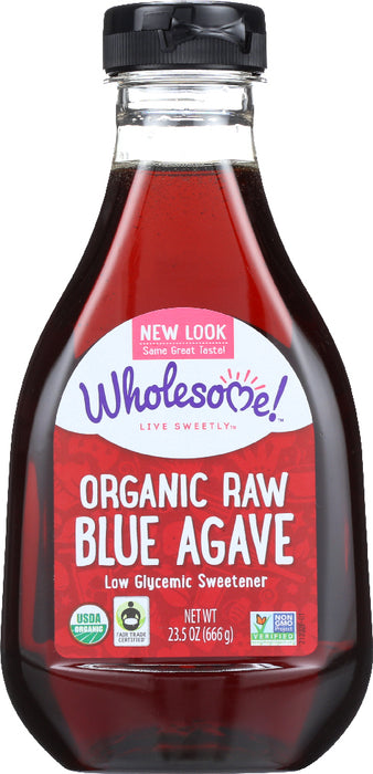 WHOLESOME SWEETENERS: Organic Raw Blue Agave, 23.5 oz