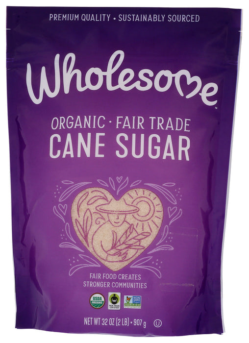 WHOLESOME SWEETENERS: Organic Cane Sugar, 32 oz