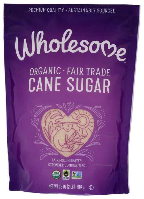 WHOLESOME SWEETENERS: Organic Cane Sugar, 32 oz