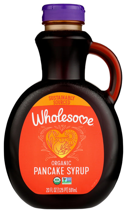 WHOLESOME SWEETENERS: Organic Pancake Syrup Original, 20 oz