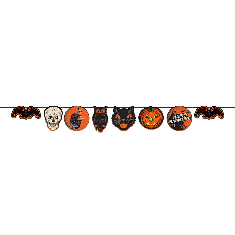 Vintage Halloween Streamer – 8" x 6' – (1/Pkg) by Beistle for Halloween-Vintage Streamers