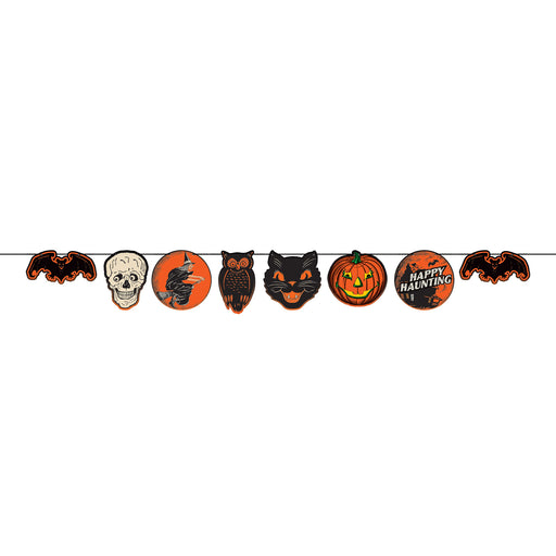 Vintage Halloween Streamer – 8" x 6' – (1/Pkg) by Beistle for Halloween-Vintage Streamers