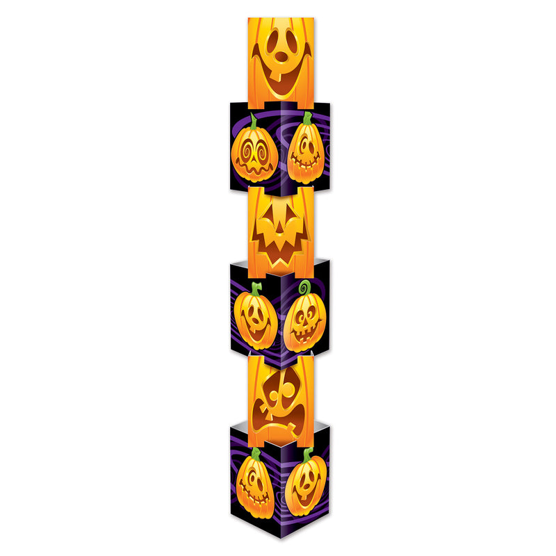 Jack-O-Lantern Column – 5' 7¼" x 12" – (6/Pkg) by Beistle for Halloween 3-D