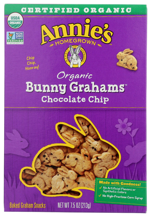 Chocolate Chip Bunny Grahams
These Chocolate Chip Bunny Grahams are hard to stop eating once you start! Bunny Grahams are the perfect size for toddler hands and grown-up handfuls. And, like all of our products, they are as wholesome as they are delicious!