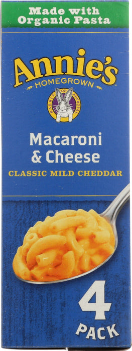 ANNIES HOMEGROWN: Macaroni and Cheese Classic Mild Cheddar, 24 oz