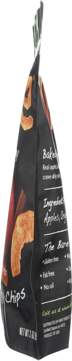 BARE: Organic Crunchy Apple Chips Cinnamon, 3 oz