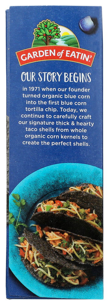 GARDEN OF EATIN: Blue Corn Taco Shells, 5.5 oz