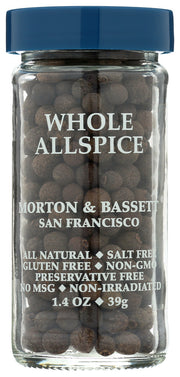 Description
A versatile spice with a pleasing aroma resembling cloves, cinnamon and nutmeg. Use whole berries to enhance your favorite corned beef, stew and marinade recipes. Grind and add to curries or to perk up asparagus, peas and tomato based sauces.