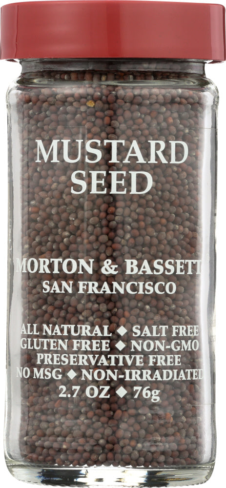 Brown mustard seeds are hot and aromatic. An important flavoring in Indian cuisine. Sprinkle on salad greens or on grilled fish and meat dishes for added zest. Blend a teaspoon into softened butter to liven up seafood. Crush seeds and add to meat gravies and wine sauces.