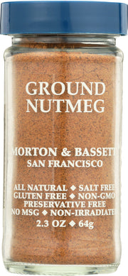 Ground nutmeg adds rich, warm flavor to sweet or savory dishes. Stir a pinch or two into mashed potatoes, squash and vegetable purees. Goes especially well with cheese, spinach or egg dishes. A traditional spice for eggnog, fruit and custard pie recipes.