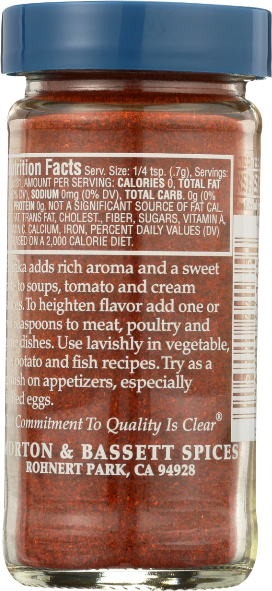 MORTON & BASSETT: Paprika, 2 oz