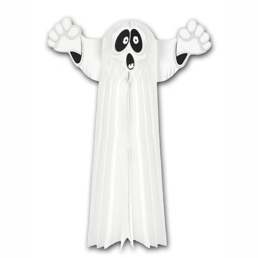 Tissue Hanging Ghost – 23" – (1/Pkg) by Beistle for Halloween Novelty Tissue