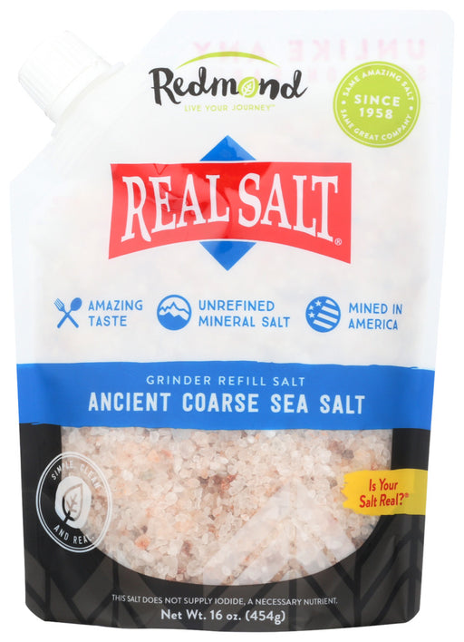 REDMOND: Real Salt Coarse Grind Pouch, 16 oz