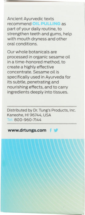 DR TUNGS: Oil Pulling Concentrate, 1.7 fl oz
