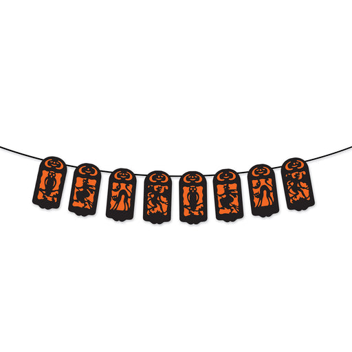 Vintage Halloween Streamer – 7" x 6' – (1/Pkg) by Beistle for Halloween-Vintage Streamers