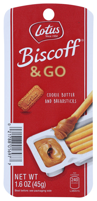 BISCOFF: Go Cookie Butter and Breadsticks, 1.6 oz