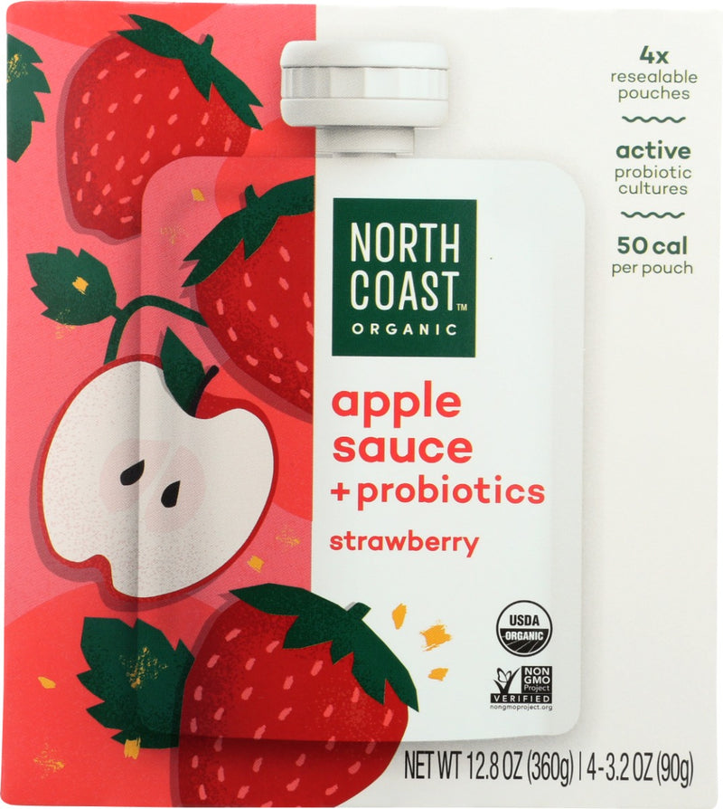 Sweet, luscious, organic strawberries, combined with freshly cooked organic apples, is what makes this healthy snack so spectacular! Just the right amount of mouthwatering strawberry to compliment the smooth, delectable apple sauce without being too overwhelming. This one will keep summer alive all year long! Perfect for lunch.