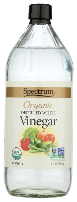 SPECTRUM NATURALS: Vinegar White Distilled Organic, 32 oz