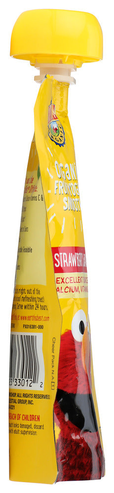 EARTH'S BEST: Organic Fruit Yogurt Smoothie Strawberry Banana, 4.2 oz