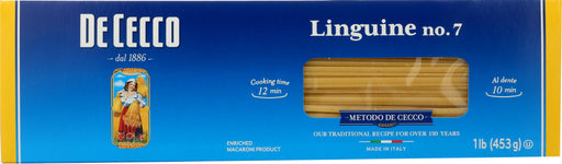 DE CECCO: #7 Linguine Pasta, 16 oz - No Brand For Less 