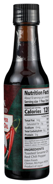 EDEN FOODS: Hot Pepper Sesame Oil, 5 fo