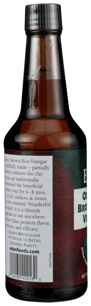 EDEN FOODS: Brown Rice Vinegar Organic, 10 oz - No Brand For Less 