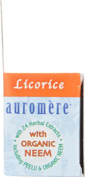 AUROMERE: Ayurvedic Herbal Toothpaste Licorice, 4.16 oz