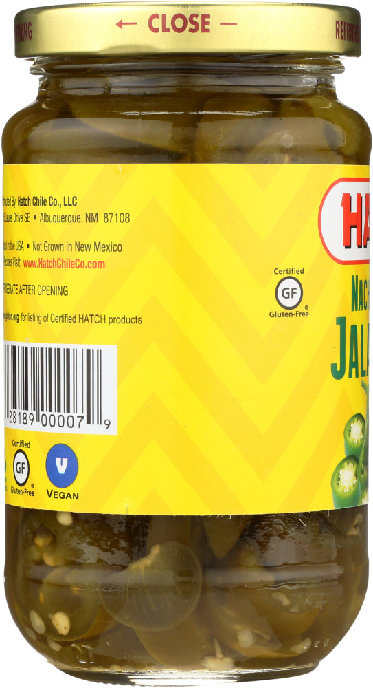 HATCH: Nacho Sliced Jalapenos, 12 oz