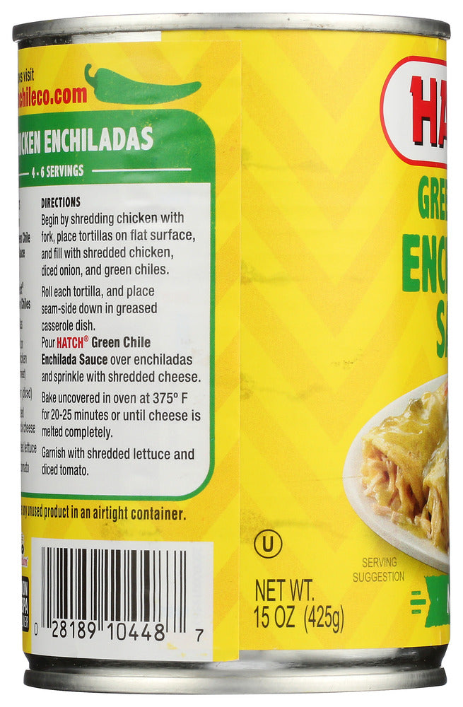 HATCH: Green Chile Enchilada Sauce Mild, 15 oz