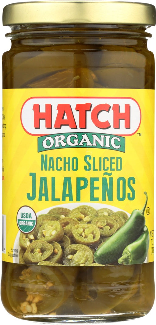 Superior quality, Certified Organic nacho sliced jalapenos. Great on sandwiches, burgers, pizza, or anything that needs a little extra heat.