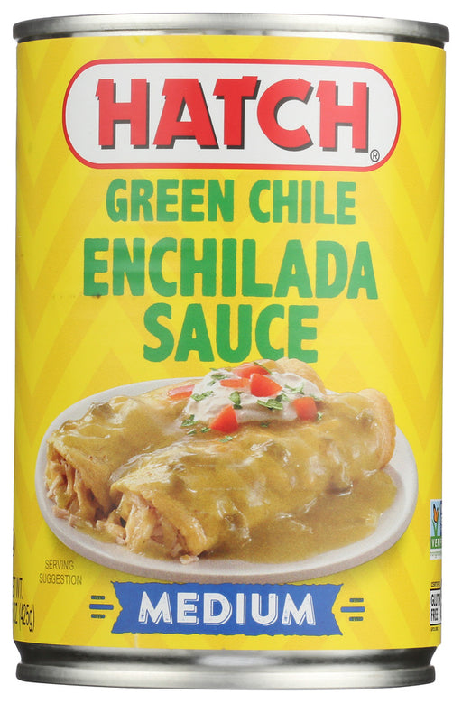 HATCH: Sauce Enchlda Grn Med, 15 oz - No Brand For Less