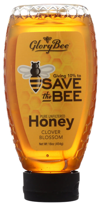 GLORY BEE: Save The Bee Honey, 16 oz - No Brand For Less 