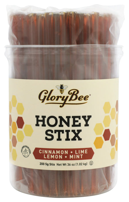 GLORY BEE: Honey Stix Multi-Flavor, 200 pc