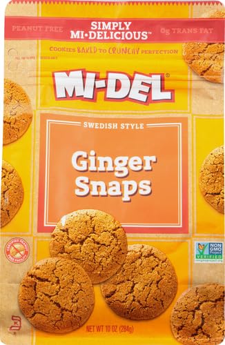 MI-DEL's original Ginger Snaps' recipe combines just the right amount of fresh ginger, organic enriched wheat flour and organic cane sugar and is baked to a crisp, snappy perfection “ the result “ cookies bursting with flavor that will leave the most fervent ginger lover asking for more!