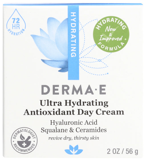 DERMA E: Hydrating Day Cream With Hyaluronic Acid, 2 oz - No Brand For Less 