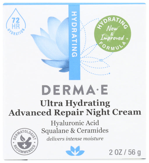 DERMA E: Hydrating Night Cream, 2 oz - No Brand For Less 