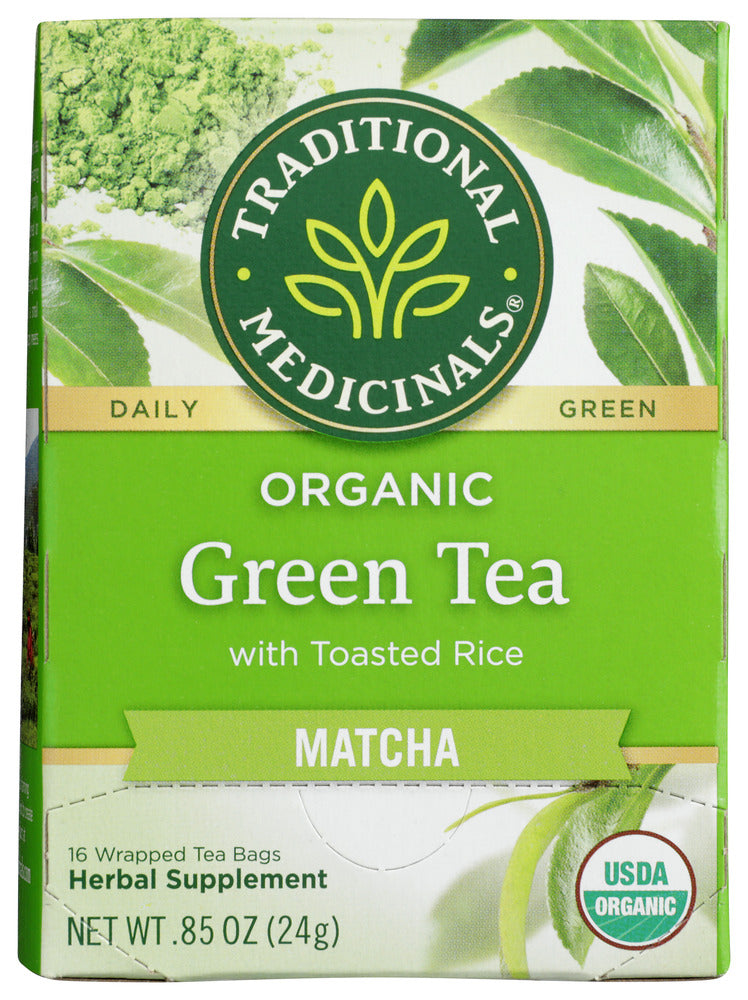 TRADITIONAL MEDICINALS: Tea Matcha Toasted Rice, 16 bg