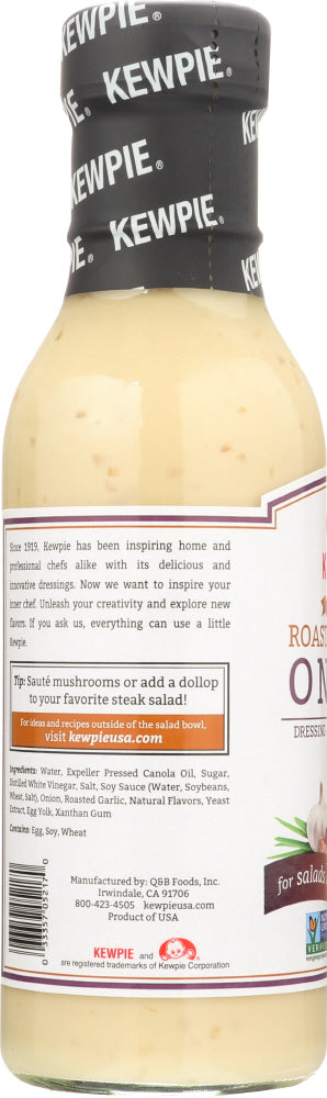 KEWPIE: Roasted Garlic Onion Dressing, 12 oz