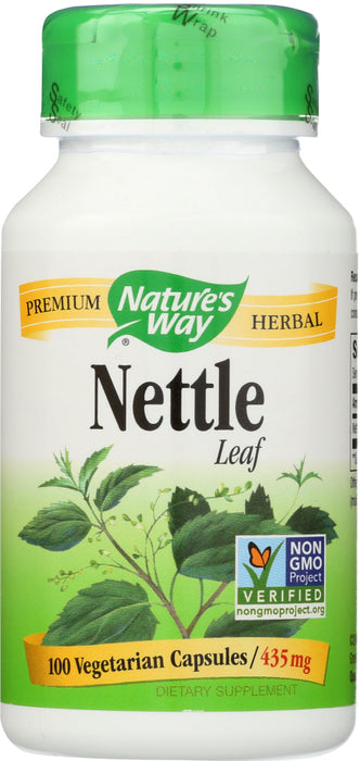 NATURES WAY: Nettle Leaf 435 mg, 100 Veg Capsules
