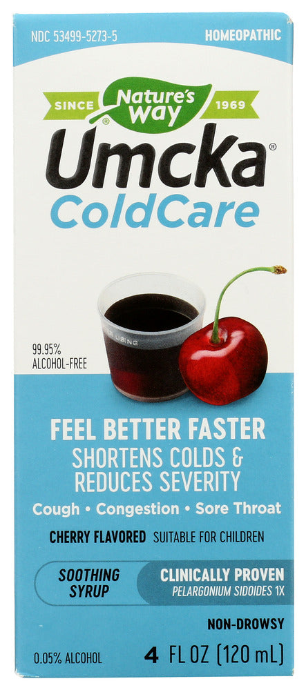 NATURES WAY: Umcka ColdCare Cherry Flavor, 4 Oz