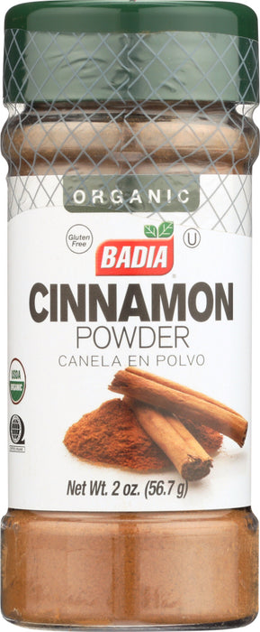 BADIA: Organic Cinnamon Powder, 2 oz