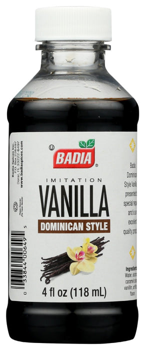 Badia Dominican Style Vanilla is presented by special request and is an excellent quality product. The smooth taste with a heady fragrant bouquet.