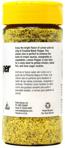 BADIA: Lemon Pepper Seasoning, 6.5 Oz