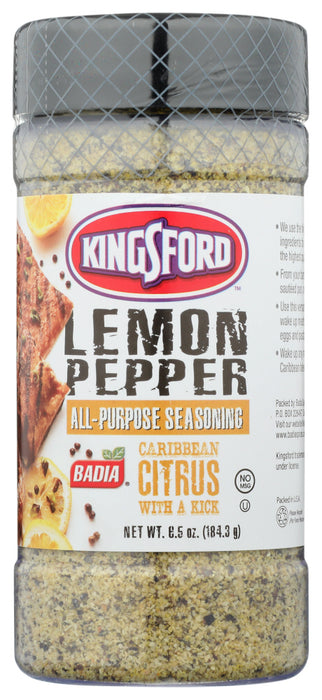 KINGSFORD: Seasoning Lemon Pepper, 6.5 oz